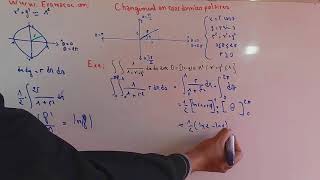 intégrales doubles et triples  exercice corrigé changement de coordonnées polaires  Partie 6 [upl. by Tarrance716]