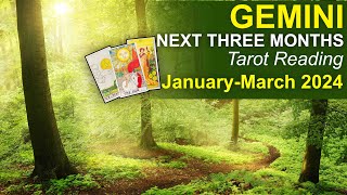 GEMINI NEXT THREE MONTHS quotHERE COMES THE SUN POWERFUL TRANSITION FORWARDquot JanuaryMarch 2024 tarot [upl. by Kieran]