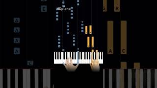 The EASIEST playalong ever pianotutorial shorts [upl. by Yelehsa]