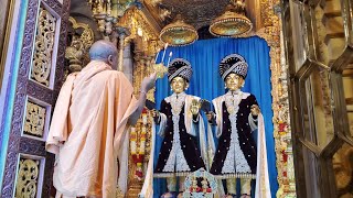 BAPS Bochasan Mandir Aarit darshan 11122023 [upl. by Ahsinev64]