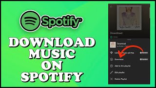 How to Download Music on Spotify 2024 [upl. by Rhodia]