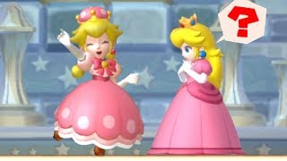 New Super Mario Bros U Deluxe  Peachette wants to rescue Peach [upl. by Namsaj]