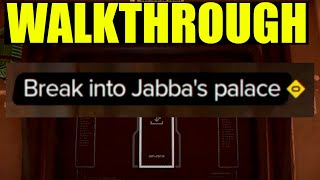 break into jabbas palace star wars outlaws walkthrough partners quest guide [upl. by Shannan496]