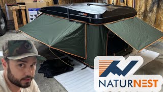 NaturNest Hardshell Roof Top Tent The Budget Friendly Amazon Tent Is Awesome [upl. by Lorn303]