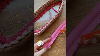 🔥¿Buscas una manera creativa de ganar dinero 🤩¡Aprende a hacer bolsos en trapillo reticello [upl. by Nitsud]