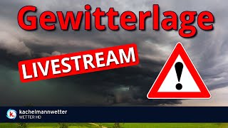 Gewitter und Unwetter am Freitag  Livestream [upl. by Nagam]