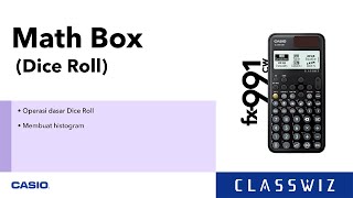 Tutorial Kalkulator ClassWiz Seri CW  Math BoxDice Roll [upl. by Melville]