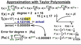 Calculus 2 Infinite Sequences and Series 84 of 86 Evaluating the Error [upl. by Nauqyaj808]