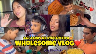 Humara Future Streamer Taiyaar Hai😍 Dono Bhai Ne Naak Me Dam Kar Diya🥹 vlog62 [upl. by Atsirc]