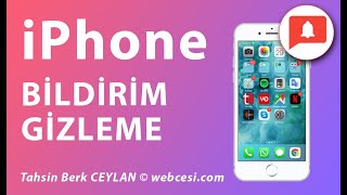 iPhone Bildirim Gizleme amp Kapatma Kesin Çözüm [upl. by Friedberg]