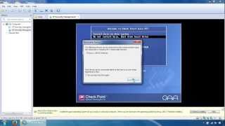Check Point Security Management Server Installation [upl. by Aynotal]