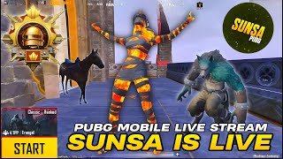 PUBG aggressive gameplay on Live Stream SUNSA Is Live [upl. by Mufinella439]