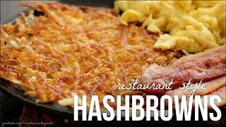 How to Make Hash Browns  Diner Style Restaurant Hashbrown Recipe [upl. by Annaerb]