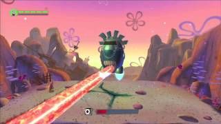 Spongebob Planktons Robotic Revenge Part 5 ᴴᴰ  Rainchild Boss Wii U [upl. by Nosmas]