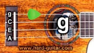 Best Online Ukulele Tuner  Standard Tuning g C E A Island Tuning [upl. by Whitehurst]