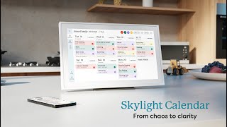 Skylight Calendar  The smart touchscreen calendar amp organizer making family life more manageable [upl. by Allemac439]