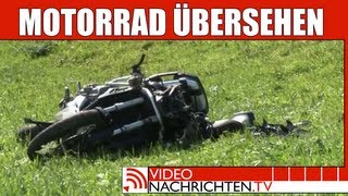 Motorradfahrer bei Überholvorgang lebensgefährlich verletzt  Nachrichten  VideonachrichtenTV [upl. by Fryd345]