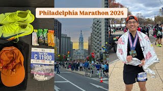 Philadelphia Marathon 2024 my race recap [upl. by Letnwahs]