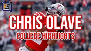 Chris Olave College Highlights  Ohio State  2022 NFL Draft Prospect [upl. by Aschim]