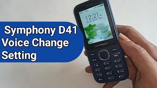 Symphony D41 Voice change settings [upl. by Tihw]