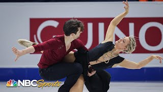 Hubbell and Donohue clinch ice dance silver in Italy despite slipup  NBC Sports [upl. by Sloan]