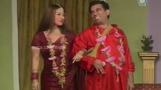 Nasir Chinyoti and Tariq Teddy Stage Drama Full Comedy Clip [upl. by Alleacim]