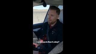 Just Floor It Accelerating in a Tesla ModelY [upl. by Inail]