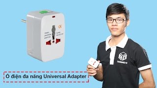 Ổ điện du lịch đa năng nhiều đầu cắm chuẩn các nước Universal Adapter [upl. by Inanak]