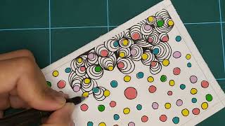 Enjoy the Fun Easy Zentangle Drawing Process  Simple Patterns and Doodles [upl. by Modesta204]