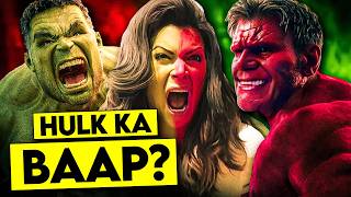 Who is RED HULK Explained [upl. by Aseeram10]