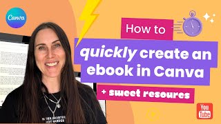 How to quickly create an ebook in Canva [upl. by Kathryn]