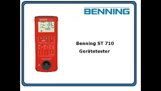 Benning ST 710 Gerätetester bei MessFreunde [upl. by Rheingold809]