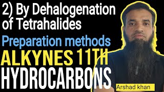 L036 2 From dihalide by dehydrogenation  Preparation Methods Alkynes  Hydrocarbons 11th chemistry [upl. by Checani]