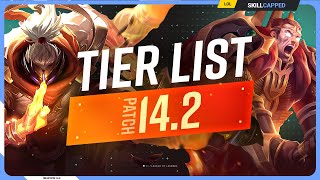 NEW TIER LIST for PATCH 142  League of Legends [upl. by Hyacinth]