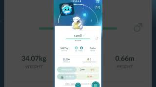 My Sandshrew in Pokemon go [upl. by Ahsieyt842]