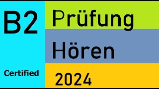 GAST  B2 Prüfung  Hören Übungssatz  GAST DTZ 2024 TEST 5 German Test For Immigranten [upl. by Kimmi]