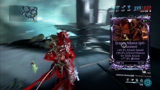 Warframe best fastest Dragon Nikana build 2023 [upl. by Pappas840]