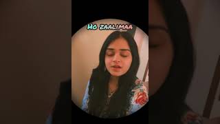 Zaalima  Female cover by Rutveer 🤍🌸 [upl. by Tonjes]