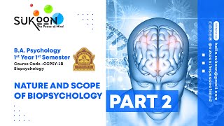 NATURE AND SCOPE OF BIOPSYCHOLOGY  BA 1st Year Psychology I Semester One  BAMU [upl. by Youngran]