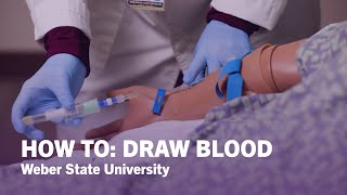 How To Draw Blood With IV Start  Weber State University [upl. by Meerek]