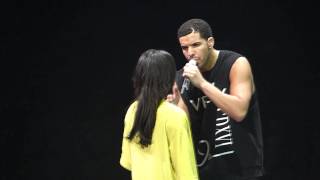 Drake amp Charlotte Fan Hold On Were Going Home O2 Arena London 2403 2014 [upl. by Morlee620]