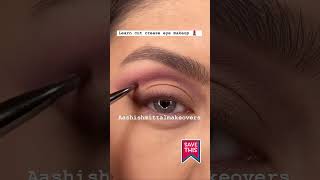 Learn cut crease eye makeup in 2 min bridemusic makeup makeuptutorial makeuplover makeuplook [upl. by Anagnos616]