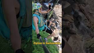 Via Ferrata Kandersteg Allmenalp Switzerland  zipline zipline switzerland [upl. by Assili]