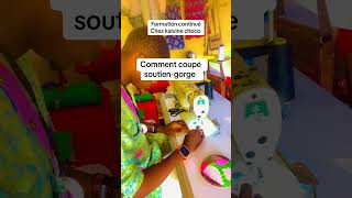 Comment coupé soutiengorge fashion smallbusiness abonnetoi couture [upl. by Aynas]