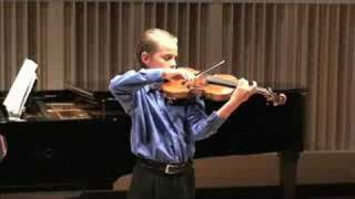 Sebastian Carrasco 12 years old  Sicilienne and Rigaudon by Fritz Kreisler [upl. by Irollam]