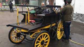 2018 11 4 1896c SALVESEN Steam car 2018 London to Brighton Run at Crawley [upl. by Ylerebmik291]