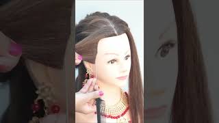 Engagement hairstyle  hairstyle  hairstyle for girls  hairstyletutorial hairstyleideas [upl. by Meuser]