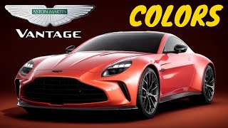 NEW Aston Martin Vantage 2025 Colors Revealed [upl. by Templia]