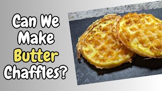 Making Butter Chaffles A Delicious Experiment  keto ketorecipes chaffle [upl. by Suoicerpal]