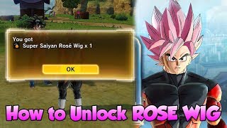 How to Unlock SUPER SAIYAN ROSE WIG New Gift System  Dragon Ball Xenoverse 2 [upl. by Igal]